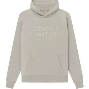 Fear of God ESSENTIALS Gray Bonded Hoodie Seal NWT!